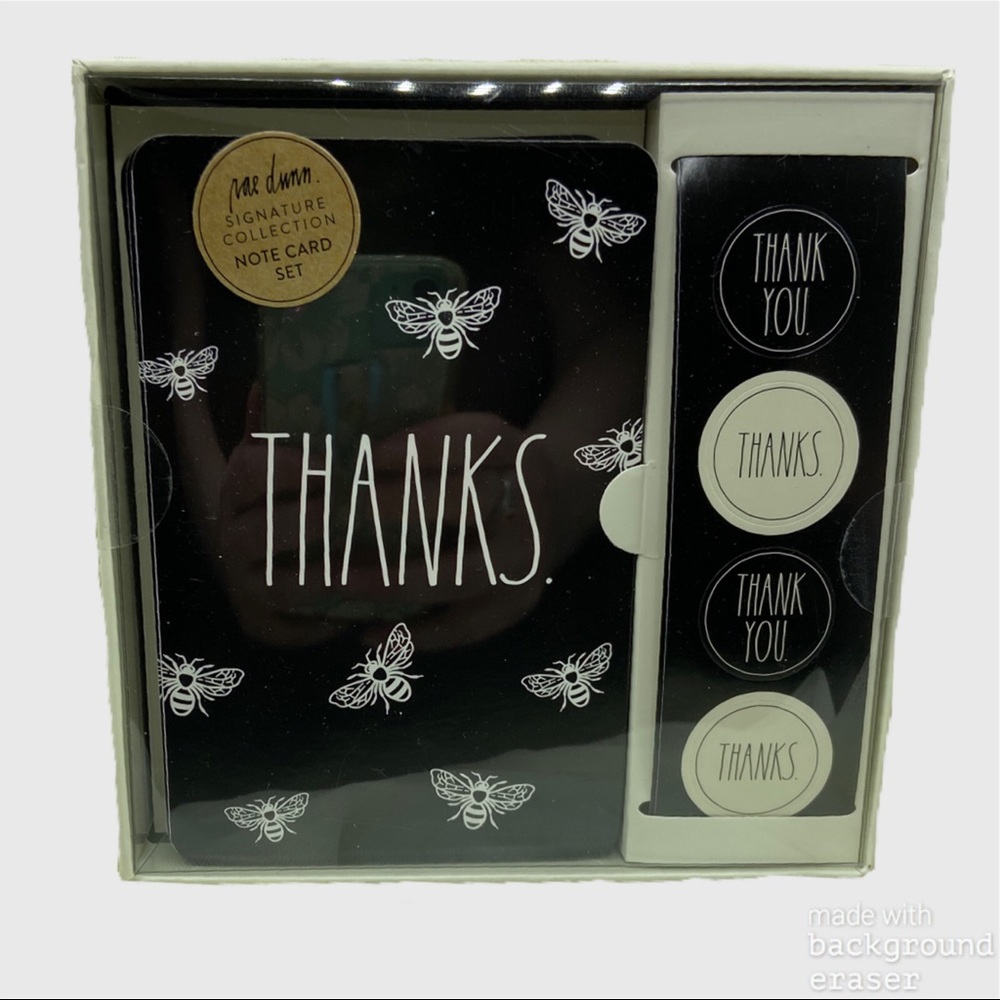 Rae Dunn Signature Collection Notecard Set